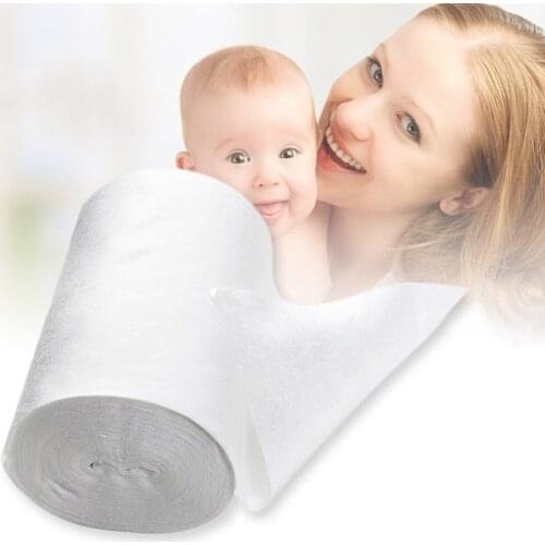 100 Sheets Disposable Baby Nappies Reusable Baby Infant Newborn Cloth Diaper Nappy Liners Insert 3 Layers Cottoncloth Diapers