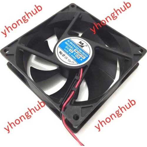 Huaxia Hengtai YM1209PTB1 DC 12V 0.25A 92x92x25mm 2-Wire Server Cooling Fan