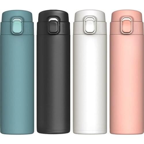 450ml 304 stainless steel bouncing large caliber insulation cup creative gift heat preservation childrens water cup Carry cup