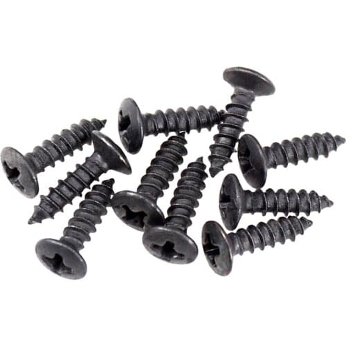 50pcs Pickguard Mount Fix Screws Black Luthier Supply for 6 String Electric