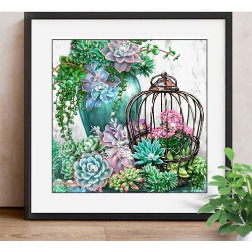 Diamond Mosaic Flower 5d Diamond Painting Full Square Diamond Embroidery Sale Picture Of Rhinestone Decor Home