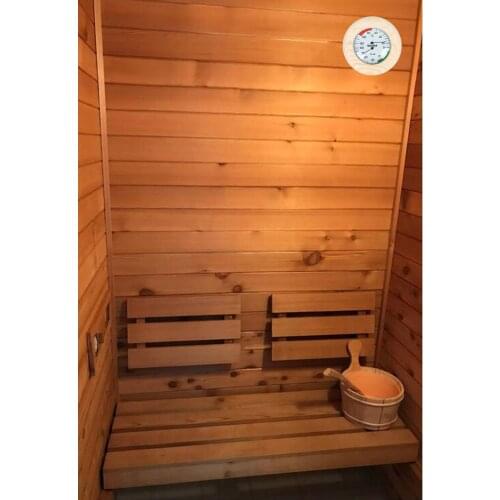 14.5x3cm Digital Sauna Wooden Thermometer and Hygrometer for Sauna Room