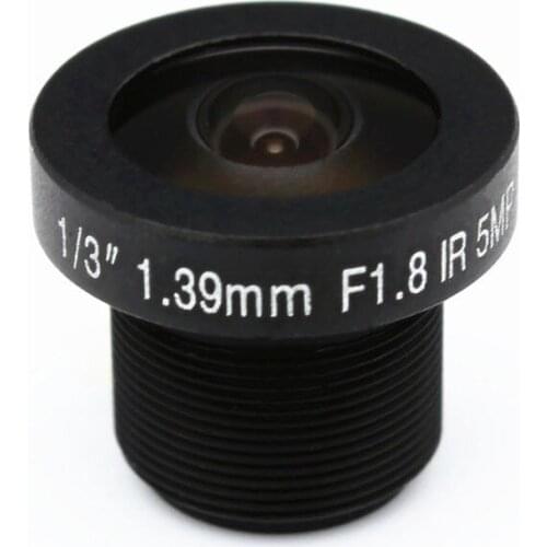 HD 5mp 1.39mm Lens 1/3" M12 F1.8 IR Board Fisheye Lens for 720P/1080P IP Camera