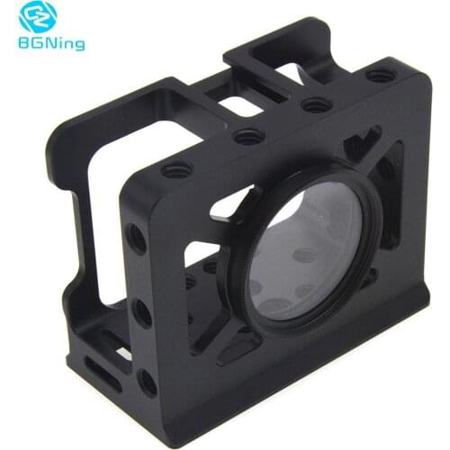 RX0 Camera Cage for Sony RX0 Stabilizer Protective Bracket Frame w 1/4" Arca Swiss Cold Shoe Tripod Mount for Microphone Light