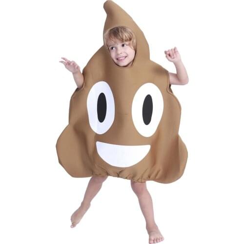 Halloween Costume Sponge Poop Childrens Performance Set Cosplay Costume Funny Carnival Party Cosplay Dropshipping