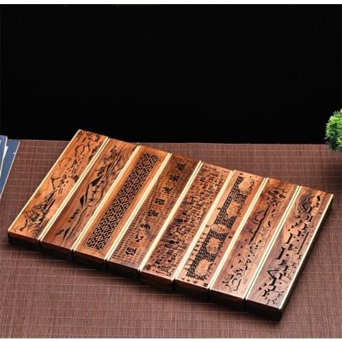 Incense Box Solid Wood Incense Burner With Copper Line Quality Home Decoration Zen Ornaments Tea Ceremony