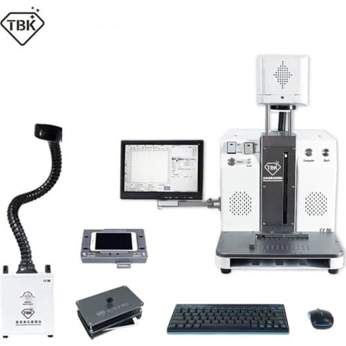 2020 New Release TBK-958C Wireless Phone Control Laser Separate Machine For Iphone12 11 X Back Cover Glass Repair DIY Engraving
