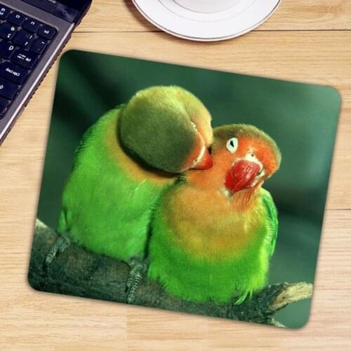 Animal Parrot Printed Non-slip Rubber Small Size Office Laptop Desk Mice Mat Mousepad Computer Gaming Mause Mouse Pad