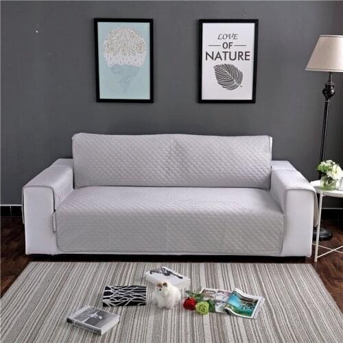 New Design Plush Sofa Cover Non-slip Polyester Soft Comfortable Couch Cover with Side Pocket Multipurpose Furniture Sofa Cover