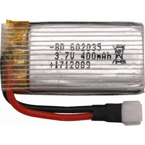 2pcs/lot Limskey Original Battery H31 Spare Parts 3.7V 400mah XH plug 30C Battery H31-011 Lipo battery 3.7 V 400 mah For H31