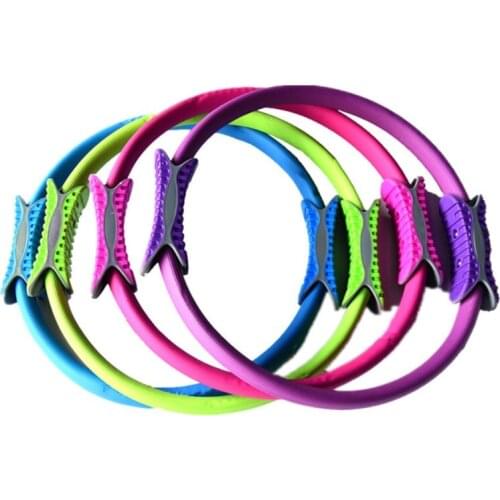 Superior Unbreakable Pilates Ring Massage Handle Yoga Wheel Fitness Magic Circle U2JB