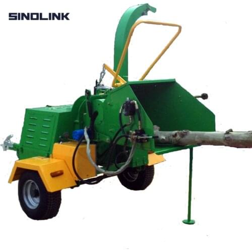 SINOLINK DWC22 Diesel Engine Powered Wood Chipper Shredder ATV Towed Garden Machine Tool Max 20cm Chipping diameter