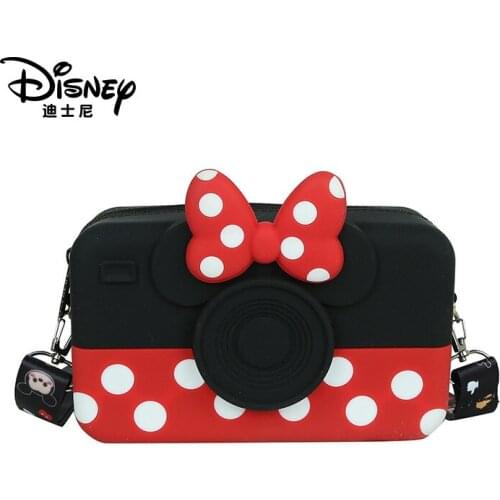 Disney Mickey Mouse Bag Purses Shoulder Bag Cartoon Girl Handbag Boy Wallet Woman Cute Zipper Tote Crossbody Bags