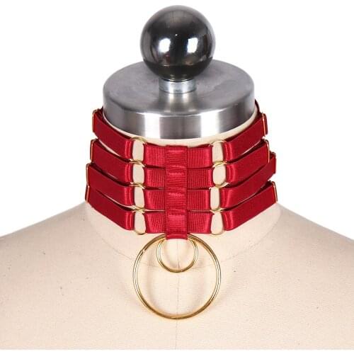 Sword Belt Neck Accessories Women Harness Punk Gothic Style Accessories Erotic Lingerie Dance Rave Halloween Carnival Costume