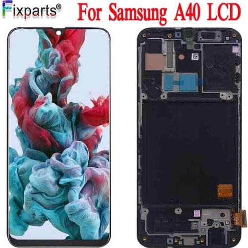 5.9" For Samsung Galaxy A40 LCD A405 A405F SM-A405F Display Touch Screen Digitizer Assembly A40 2019 For SAMSUNG A40 LCD A405DS