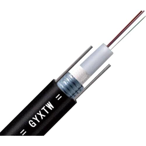1000m/Roll GYXTW-24Core Singlemode Outdoor Fiber Optic Armored Patch Cord Drop Wire Cable GYXTW-24Core Armored Fiber optic Cable