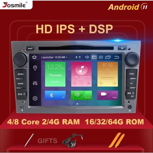 2 din Android 11 Car Radio Multimedia Player For Opel Vectra C Zafira B Corsa D C Astra H G J Meriva Vivaro GPS DVD Navigation