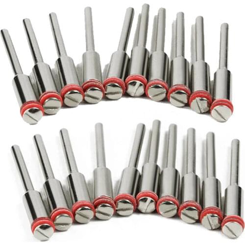 20pcs/set 2.35/3.0mm Handle/Steel Screw Mandrel Shank Cutter-Off Holder For Dremel Rotary Accessories Tools Disc Mandrel