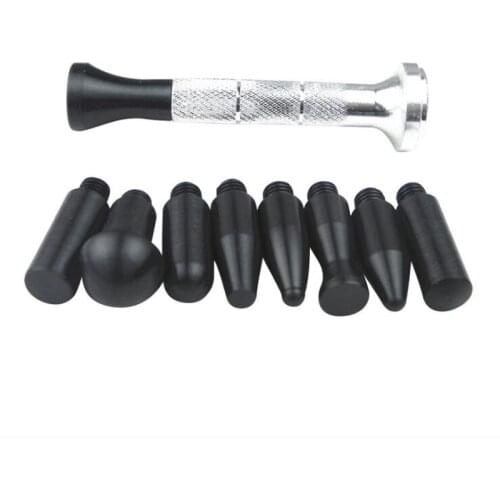 9PCS car depression repair tool aluminum alloy car hail removal repair pen manual pull repair hammer car repair tool