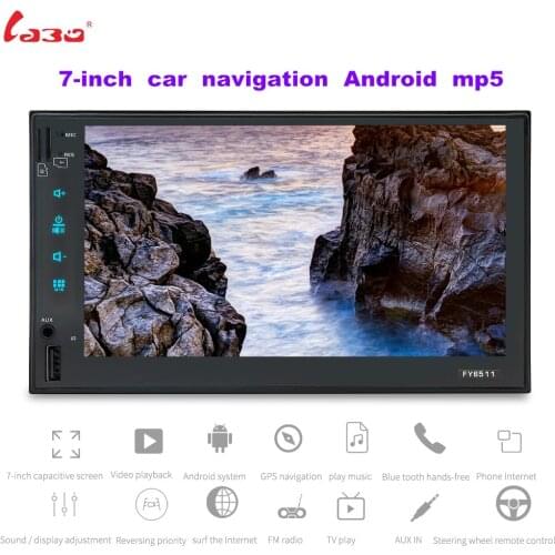 Android 7 Inch Car Gps Navigation Mp5 Player Double Spindle Multifunction Mp5 Player Radio 2Din Vehicle Mp3 Player