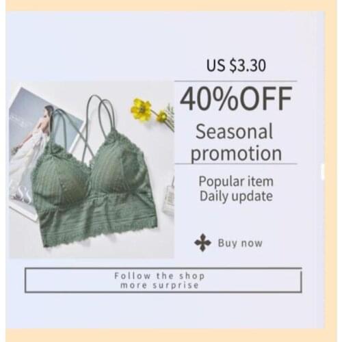 New Sexy Seamless Lace Bralette Womens Bra Tops Summer Lingerie Bra Camisole Girls Breathable Tube Top