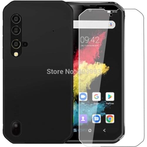 For Blackview BV9900 Case Glass Luxury Soft TPU Phone Case With Tempered glass For Blackview BV9900 Pro Cases