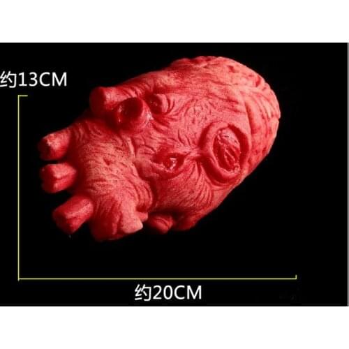 Human Heart Bloody Zombie Food Chop Shop Body Part Organ Prop Party Accessories Halloween Horror 5ZHH028