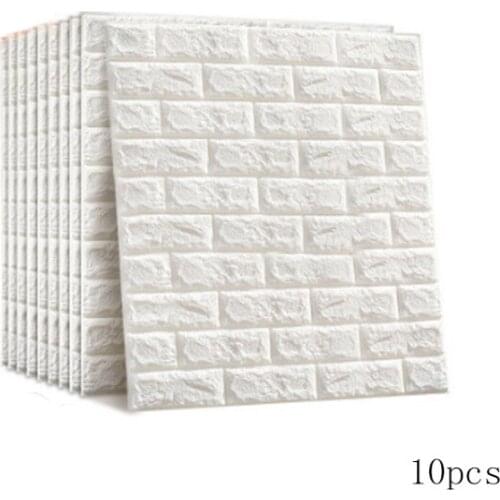 DIY 3D Wall Stickers PE Foam Safty Home Decor Wallpaper Wall Decor Brick Living Room Kids Bedroom Decorative Sticker
