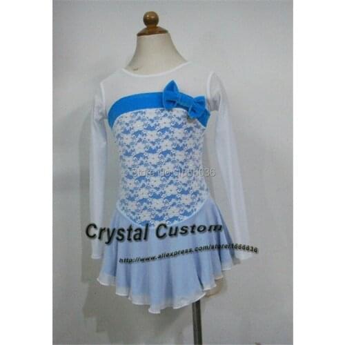 Hot Sales Blue Figure Skating Dress Hot New Brand Ice Skating Dress For Competition Customized DR3148