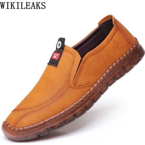 Loafers Slip on Mens Shoes Casual Genuine Leather Luxury Designer Shoes Men High Quality Oxford Shoes for Men Zapatos De Hombre