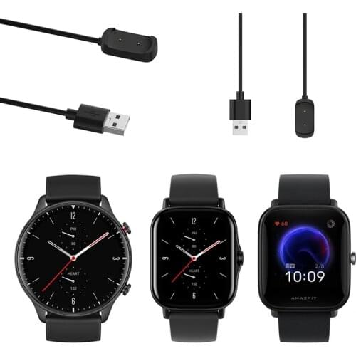 USB Magnetic Cable Charging Data Charger For Huami Amazfit GTR2/GTS2/Pop Smart Watch Charger Dock Power Adapter Accessories