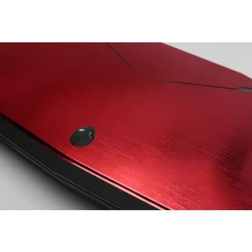 KH Laptop Brushed Glitter Sticker Skin Cover Guard Protector for Alienware M18X R1 R2 18.4-inch old version