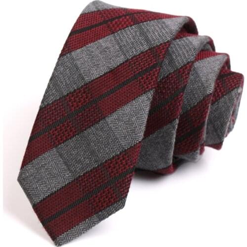 Korean Style Mens 5.5CM Skinny Striped Tie Fashion Formal Neck Tie For Men Business Suit Neckties Male Slim Ties Gift Box