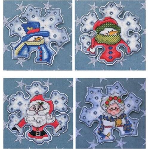 GUA011 Kit Christmas Chorus Ornament Festival Ornament Christmas Tree Decorations Cross Stitch Kits Cross-stitch Embroidery Set