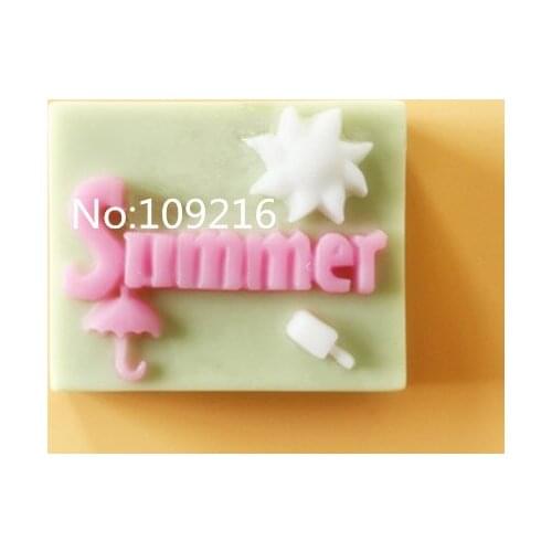 New Product!!1pcs Summer (H0004) Food Grade Silicone Handmade Soap Mold Crafts DIY Mould