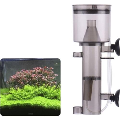 Plastic Aquarium Protein Skimmer Air Pump Driving Fish Tank Pneumatic Protein Separator With Wood Air Stone Aquarium Accessories
