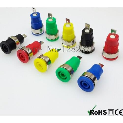 [SA] BS4306 high pressure safety type 4mm banana socket panel hole Safety Pannel Socket --100pcs/lot