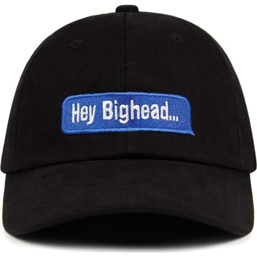 Hey Bighead Dad hat buzzwords catchword Women Men Snapback Caps embroidery 100% cotton Hey Big head... Casual Baseball Cap
