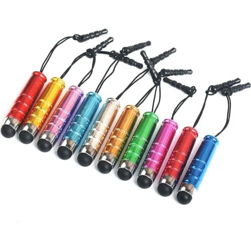 100Pcs/Lot Mini Touch Screen Stylus Pen for iPad iPhone Samsung Tablet PC Smartphone