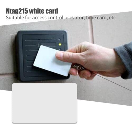 100pcs Rewritable Blank PVC Ntag215 NFC Cards for Tagmo Amiibo Games All NFC-Enabled Phone Devices Access Control Card