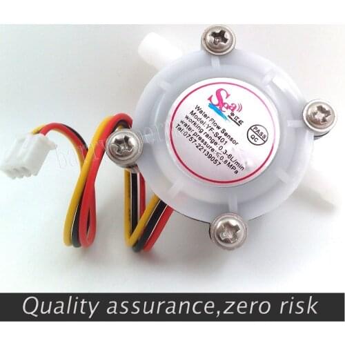 2PCS Flow Sensor Switch Meter Flowmeter Counter Sensores de flujo Sensors Sensores de fluxo for water drinker 0.3-6L/min G1/4