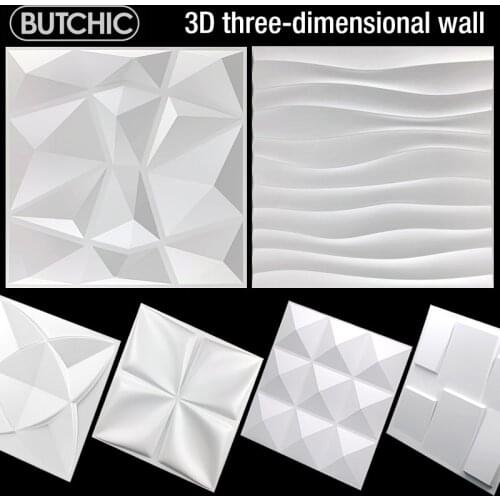 30x30cm 3D three-dimensional wall sticker decorative living room wallpaper mural waterproof 3D wall sticker bathroom kitchen