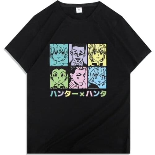 Anime Hunter X Hunter T Shirt Men Bodybuilding Fitness Tight Casual Lifestyle Wear hoodie T-shirt Male Streetwear workout Tops