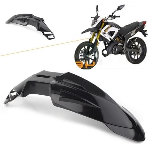 Dirt Bike Motorcycle Front Fender Mudguards for Honda for Yamaha CRF EXC SX-F KLX WRF XR RMX 125 250/450 Black Mud Guards Cover