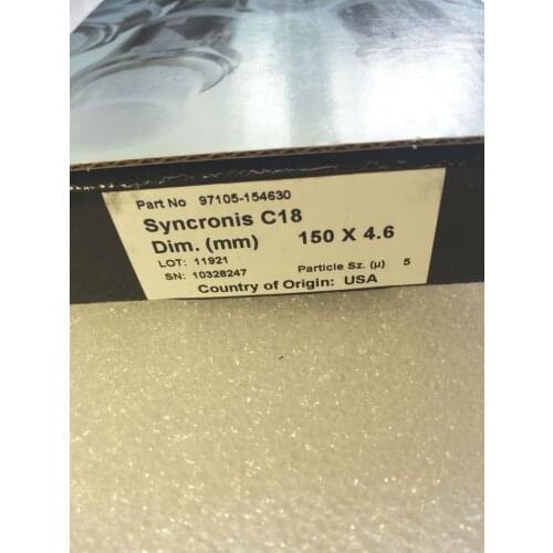 For THERMO LC Column 97105-154630 Syncronis C18 150 x 4.6 Thermoelectric Thermo
