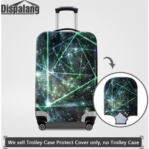 Universe Space Elastic Luggage Protective Cover For 18-32 Inch Trolley Travel On Road Suitcase Cover Men Dust Travel Accessories