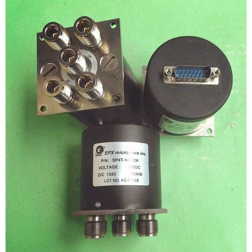 EPX SP4T-1A-12A 12V DC-12GHz four N type high power rf coaxial switch