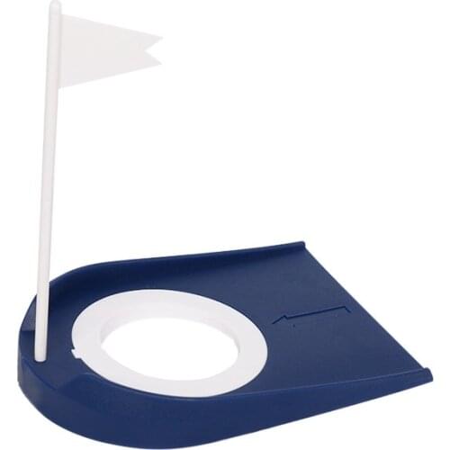 NEW-Golf Putter Disc Available Horseshoe Practice with Small Flag Golf Practice Part Accessories Equipment Outdoor Sports