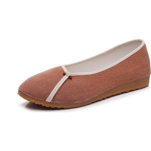 2021 New Oxford Flat Shoes Plain Clothes Spring Autumn Shoes Womens Single Shoes Embroidered Shoes