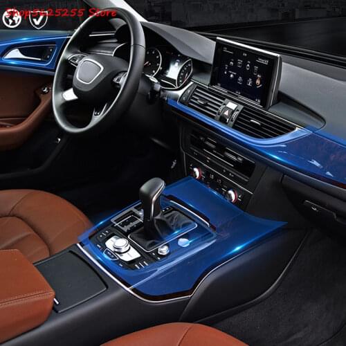 Central Control Navigation Gear Transparent Menbrane For Audi A5 S6 2012 2015 2017 2018 Invisible Transparent Protective Film